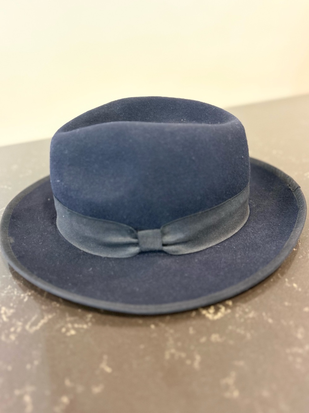 & Other Stories 100% Wool Navy Fedora